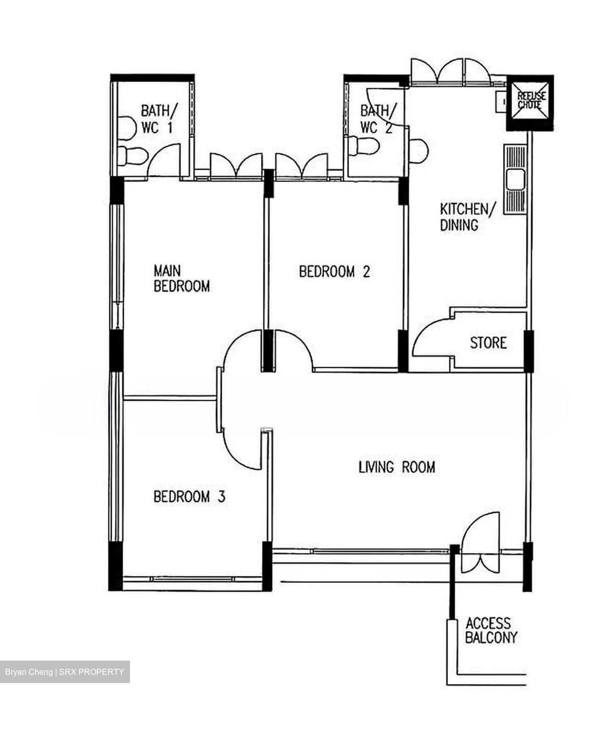 Blk 110 Chong Pang Garden (Yishun), HDB 4 Rooms #585450781